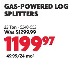 Home Hardware GAS-POWERED LOG SPLITTERS offer