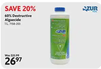 Home Hardware 60% Destructive Algaecide offer