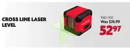 Home Hardware CROSS LINE LASER LEVEL offer