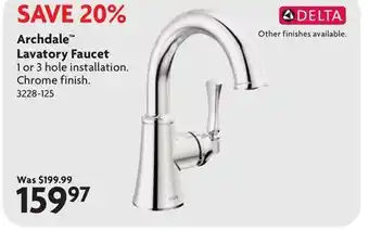 Home Hardware Archdale Lavatory Faucet offer