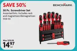 Home Hardware 50 Pc. Screwdriver Set offer
