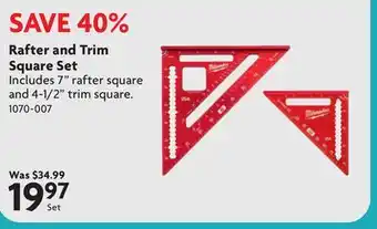 Home Hardware Rafter and Trim Square Set offer