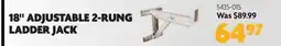 Home Hardware 18 ADJUSTABLE 2-RUNG LADDER JACK offer