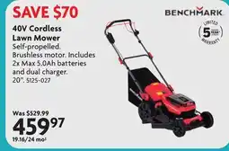 Home Hardware 40V Cordless Lawn Mower offer