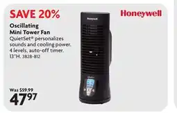 Home Hardware Oscillating Mini Tower Fan offer