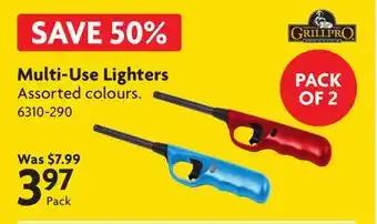 Home Hardware Multi-Use Lighters offer