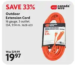 Home Hardware Outdoor Extension Cord offer