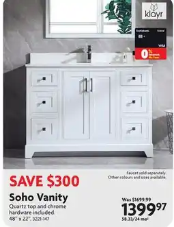 Home Hardware Soho Vanity offer