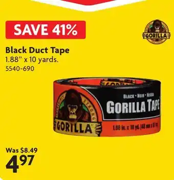 Home Hardware Black Duct Tape offer