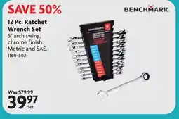 Home Hardware 12 Pc. Ratchet Wrench Set offer