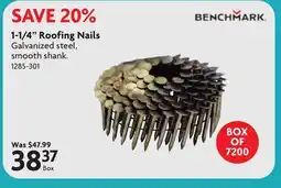 Home Hardware 1-1/4 Roofing Nails offer