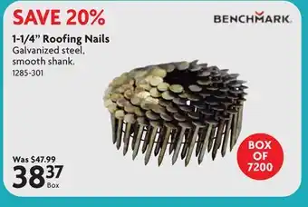 Home Hardware 1-1/4 Roofing Nails offer