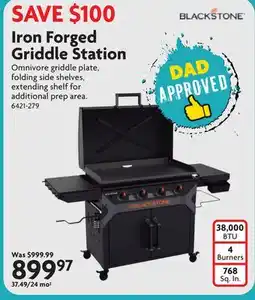 Home Hardware Iron Forged Griddle Station offer
