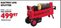 Home Hardware ELECTRIC LOG SPLITTER offer