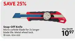 Home Hardware Snap-Off Knife offer