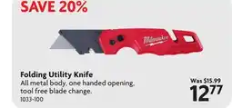 Home Hardware Folding Utility Knife offer