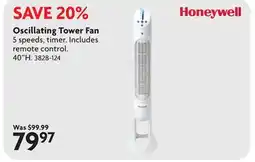 Home Hardware Oscillating Tower Fan offer