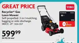 Home Hardware Recycler Gas Lawn Mower offer