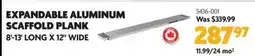 Home Hardware EXPANDABLE ALUMINUM SCAFFOLD PLANK offer