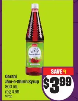 Chalo FreshCo Qarshi Jam-e-Shirin Syrup 800 mL offer