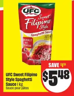 Chalo FreshCo UFC Sweet Filipino Style Spaghetti Sauce 1 kg offer