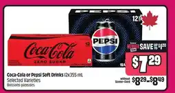Chalo FreshCo Coca-Cola or Pepsi Soft Drinks 12x355 mL Selected Varieties offer
