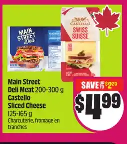 Chalo FreshCo Main Street Deli Meat 200-300 g Castello Sliced Cheese 125-165 g offer