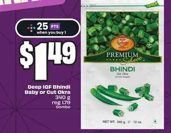 FreshCo Deep IQF Baby or Cut Okra 340g offer