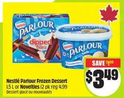 FreshCo Nestle Parlour Frozen Dessert 1.5 or Novelties 12 pk offer