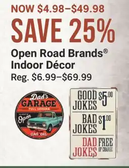 Cabela's Open Road Brands Indoor Décor offer