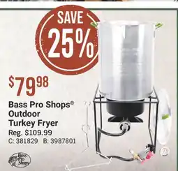 Cabela's Bass Pro Shops Outdoor Turkey Fryer offer