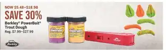 Cabela's Berkley PowerBait Trout Dough offer
