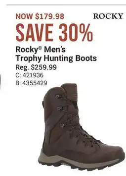 Cabela's Rocky Men's Trophy Hunting Boots offer