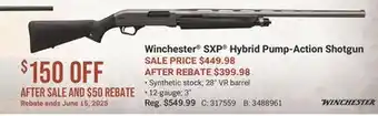 Cabela's Winchester SXP Hybrid Pump-Action Shotgun offer