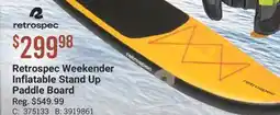 Cabela's Retrospec Weekender Inflatable Stand Up Paddle Board offer