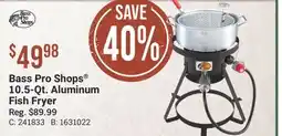 Cabela's Bass Pro Shops 10.5-Qt. Aluminum Fish Fryer offer
