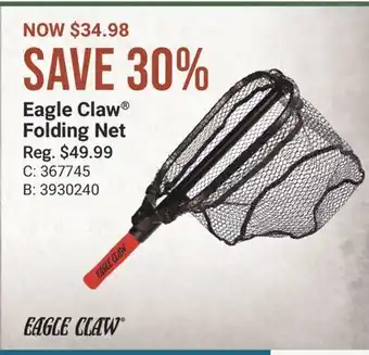 Cabela's Eagle Claw Folding Net offer