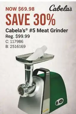 Cabela's Cabela's #5 Meat Grinder offer
