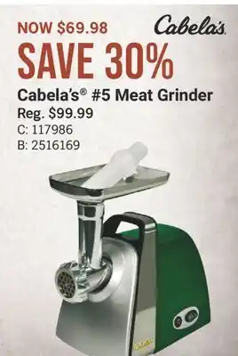 Cabela's Cabela's #5 Meat Grinder offer