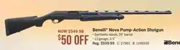 Cabela's Benelli Nova Pump-Action Shotgun offer