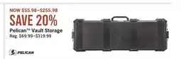 Cabela's Pelican Vault Storage offer