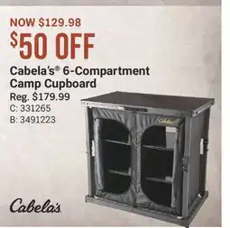 Cabela's Cabela's 6-Compartment Camp Cupboard offer