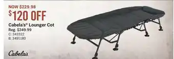 Cabela's Cabela's Lounger Cot offer