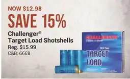 Cabela's Challenger Target Load Shotshells offer