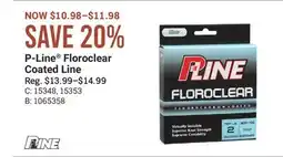 Cabela's P-Line Floroclear Coated Line offer