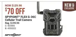 Cabela's SPYPOINT FLEX G-36C Cellular Trail Camera offer
