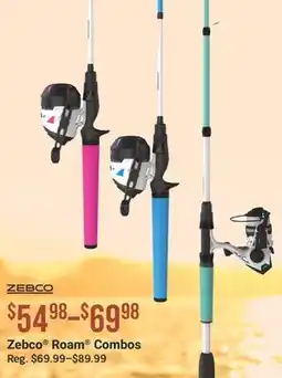 Cabela's Zebco Roam Combos offer