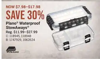 Cabela's Plano Waterproof StowAways offer