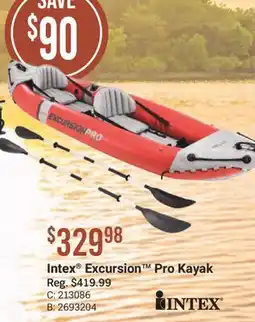 Cabela's Intex Excursion Pro Kayak offer