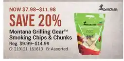 Cabela's Montana Grilling Gear Smoking Chips & Chunks offer
